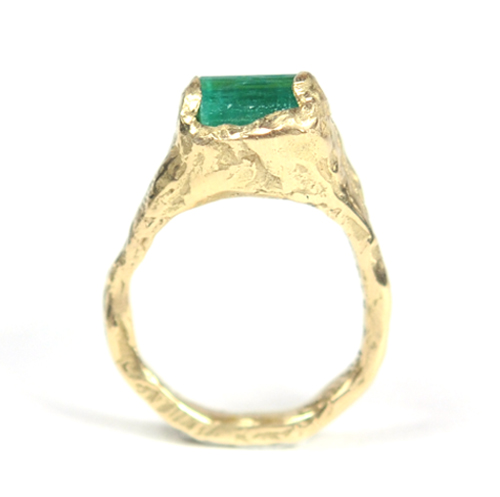 Cave Single Stone Treasure Ring - Click Image to Close